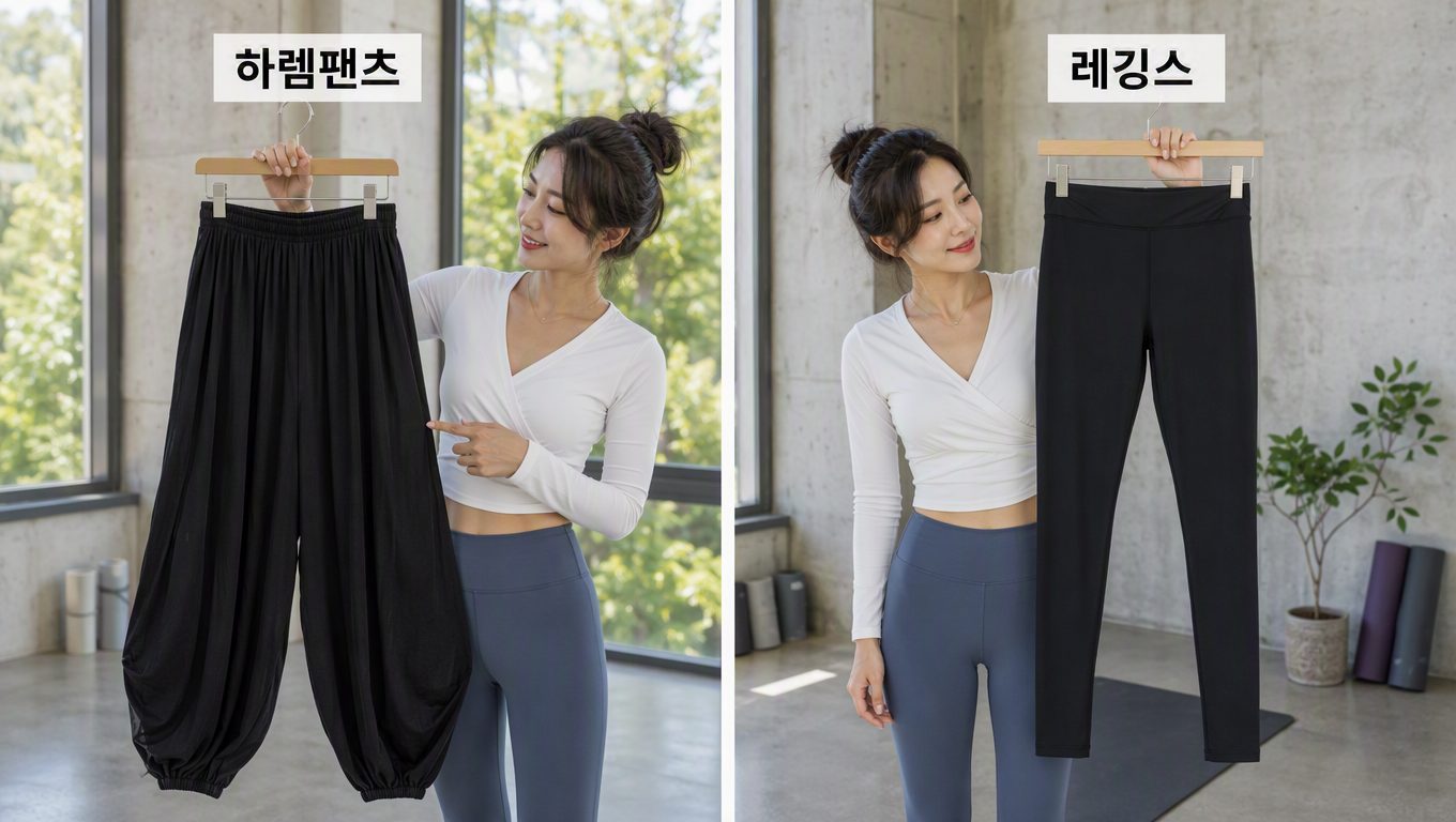 요가할 때 하렘팬츠가 정말 편한가요?