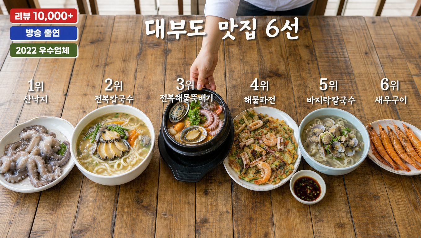 대부도 현지인들이 맛집을 고를 때 가장 먼저 보는 기준은 무엇인가요? 대부도맛집