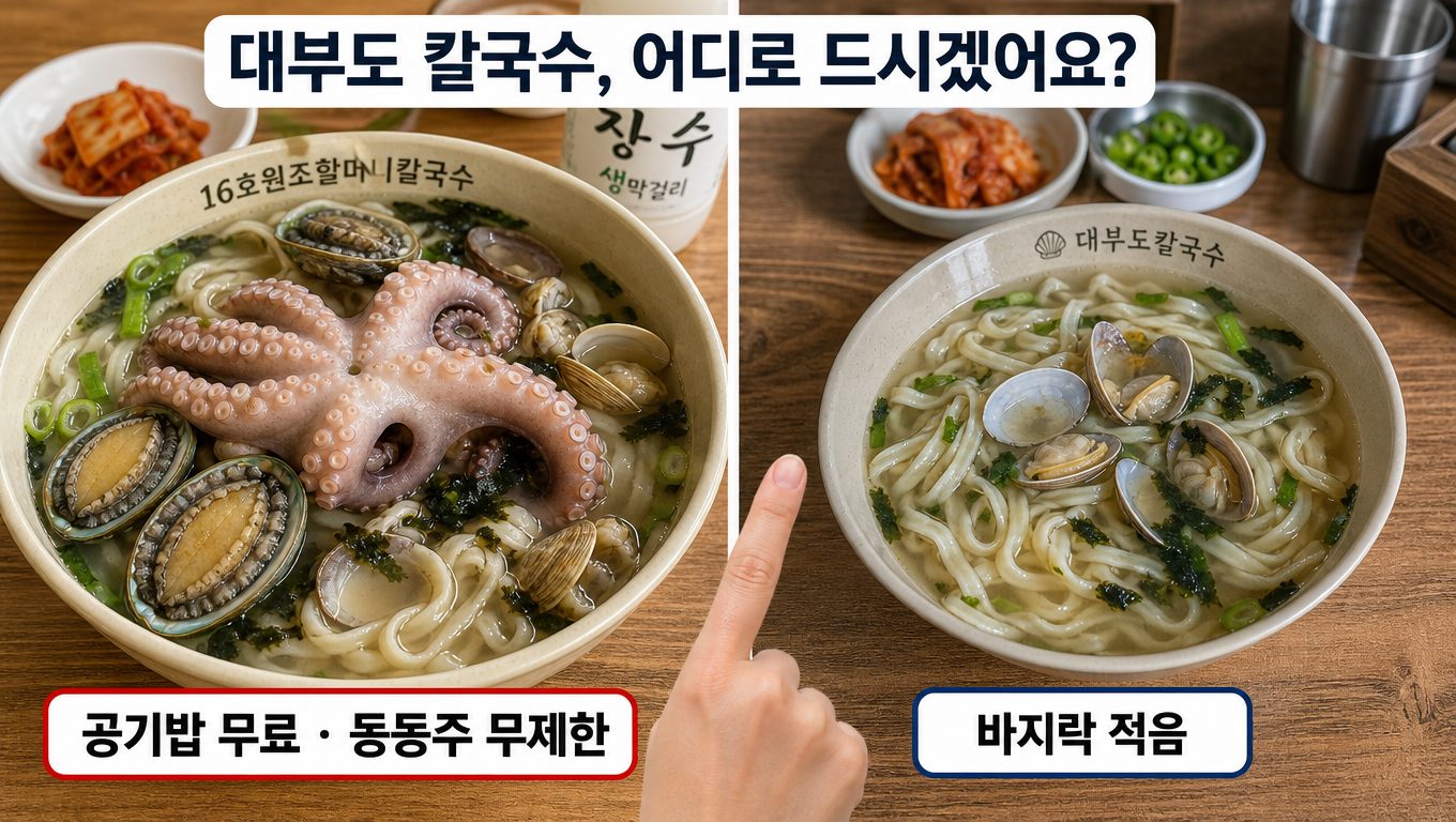 대부도맛집 가성비 실전 비교에서 가장 먼저 확인할 점