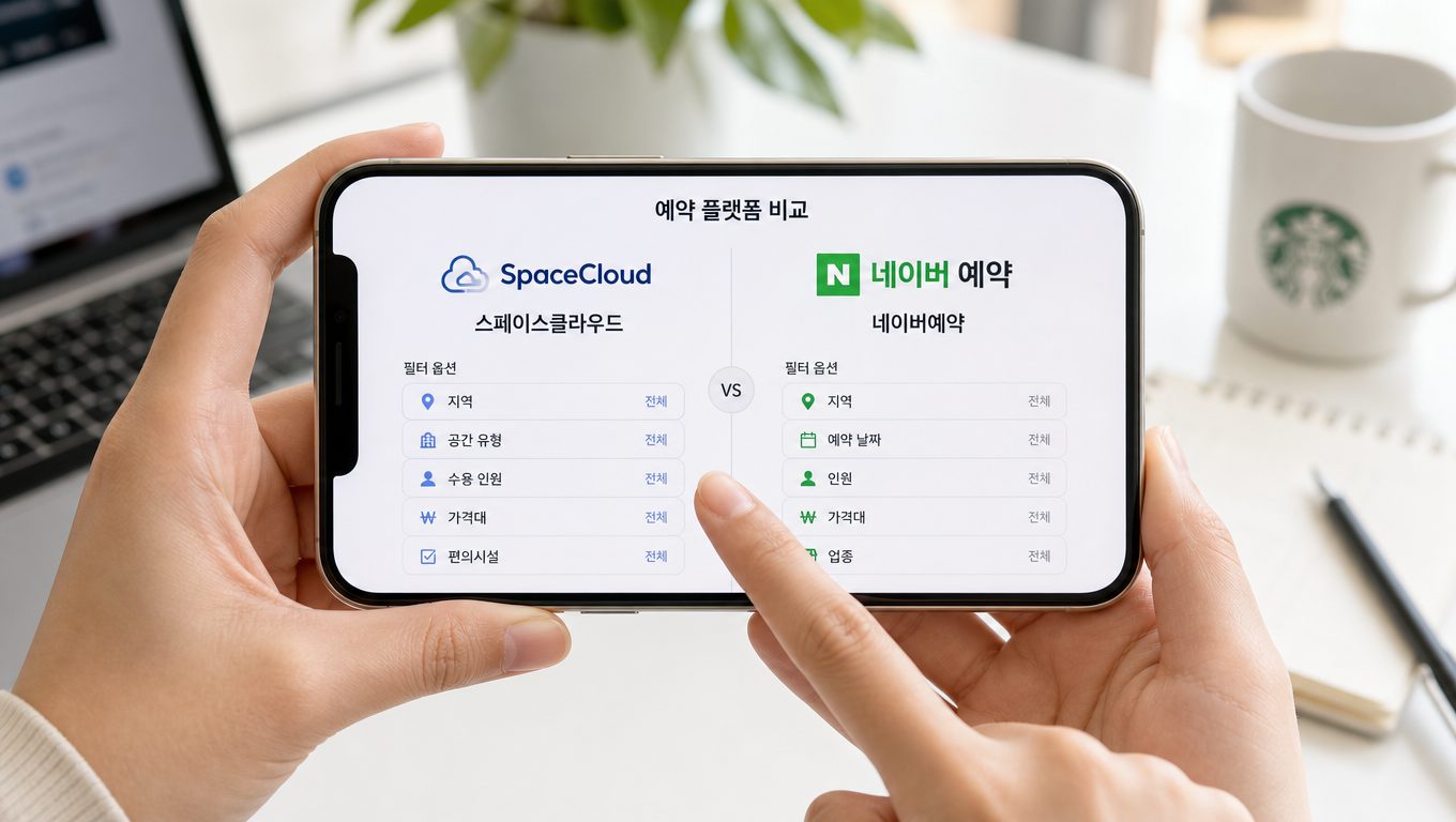 공간 대여할 수 있는 곳을 검색하려면 어떤 플랫폼부터 확인해야 하나요?